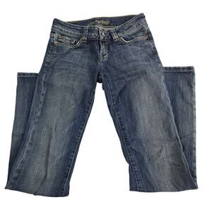American Eagle vintage boyfriend 77 jeans size 0 blue denim 6927
